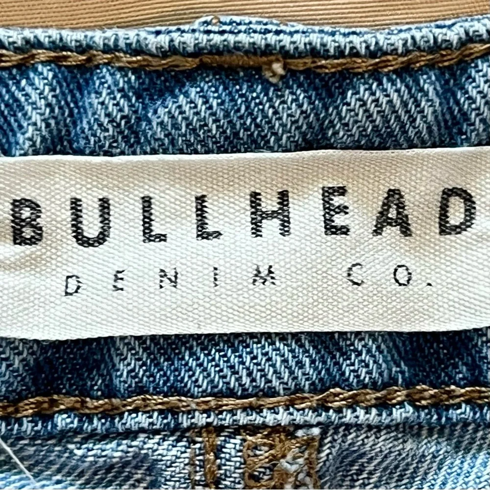 Bullhead Denim Shorts with Lace Trim - Picture 3 of 5